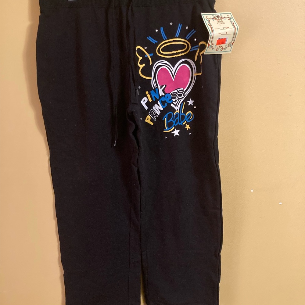 Wild Punch Women Black and Pink Joggers for Everyday Style